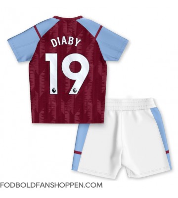 Aston Villa Moussa Diaby #19 Hjemmebanetrøje Børn 2023-24 Kortærmet (+ Korte bukser)